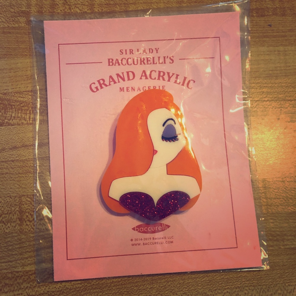 Baccurelli Jessica Rabbit Brooch Brand New,